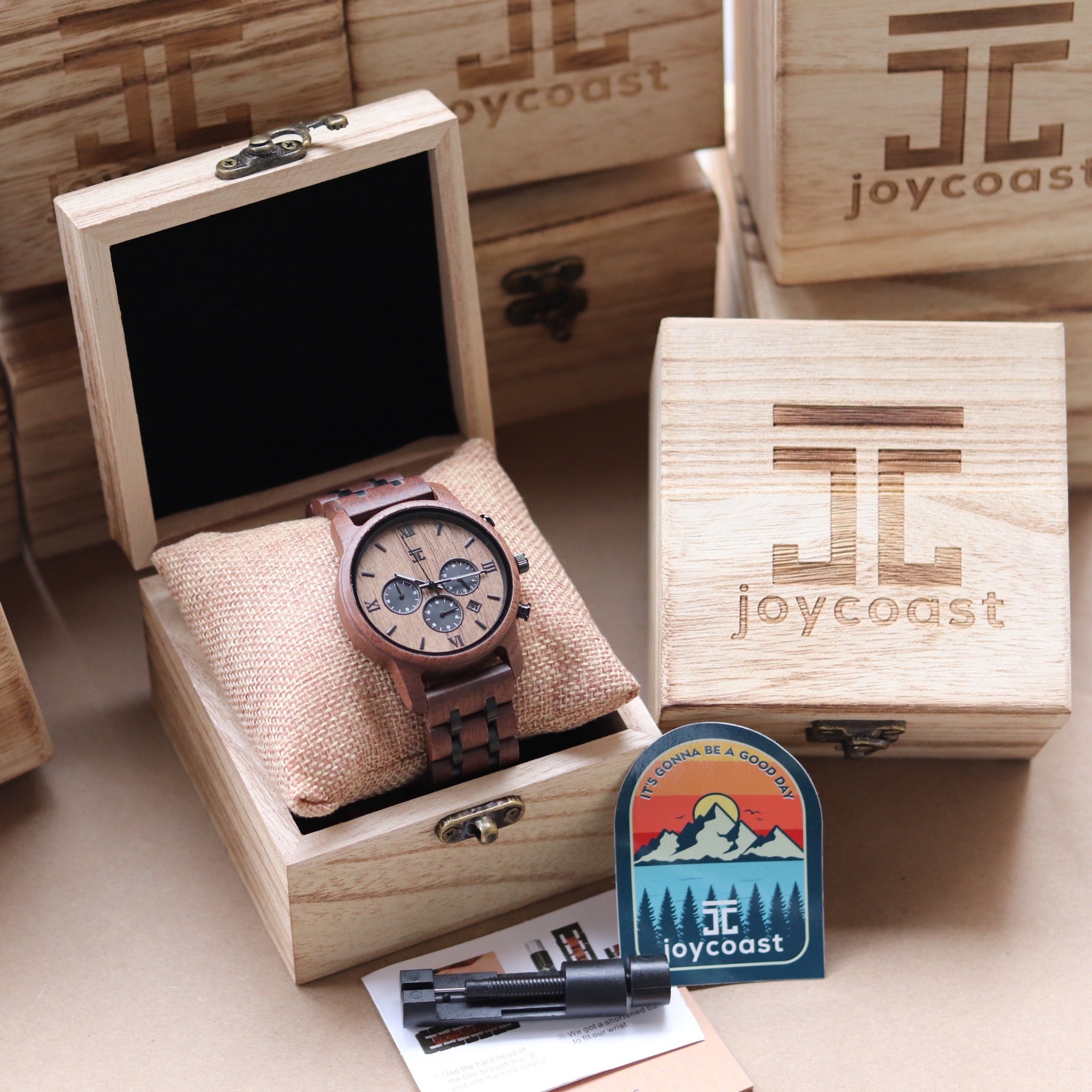 "Espresso" | Walnut Chronograph - Joycoast