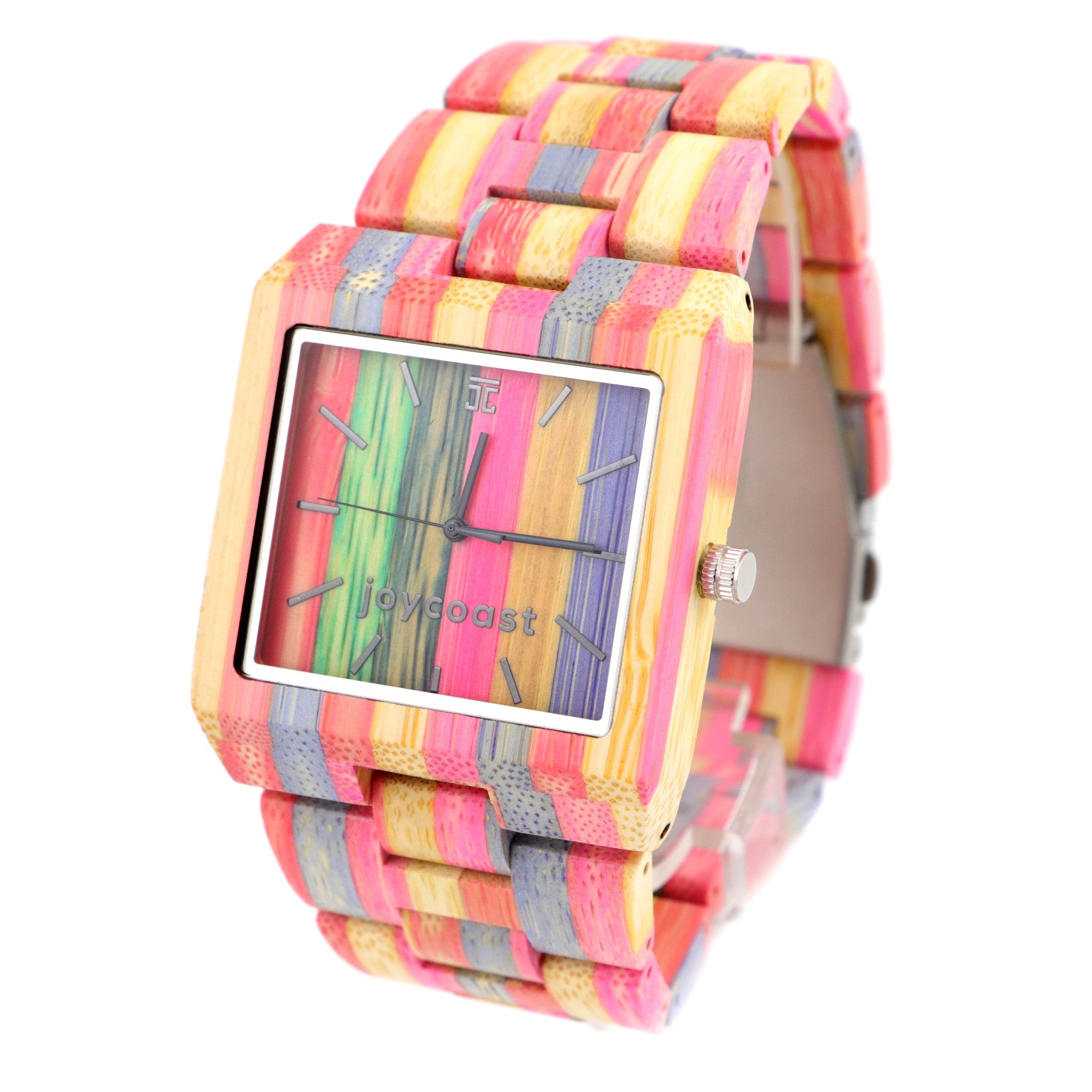 Fruitloops Squared | Bamboo Square Watch