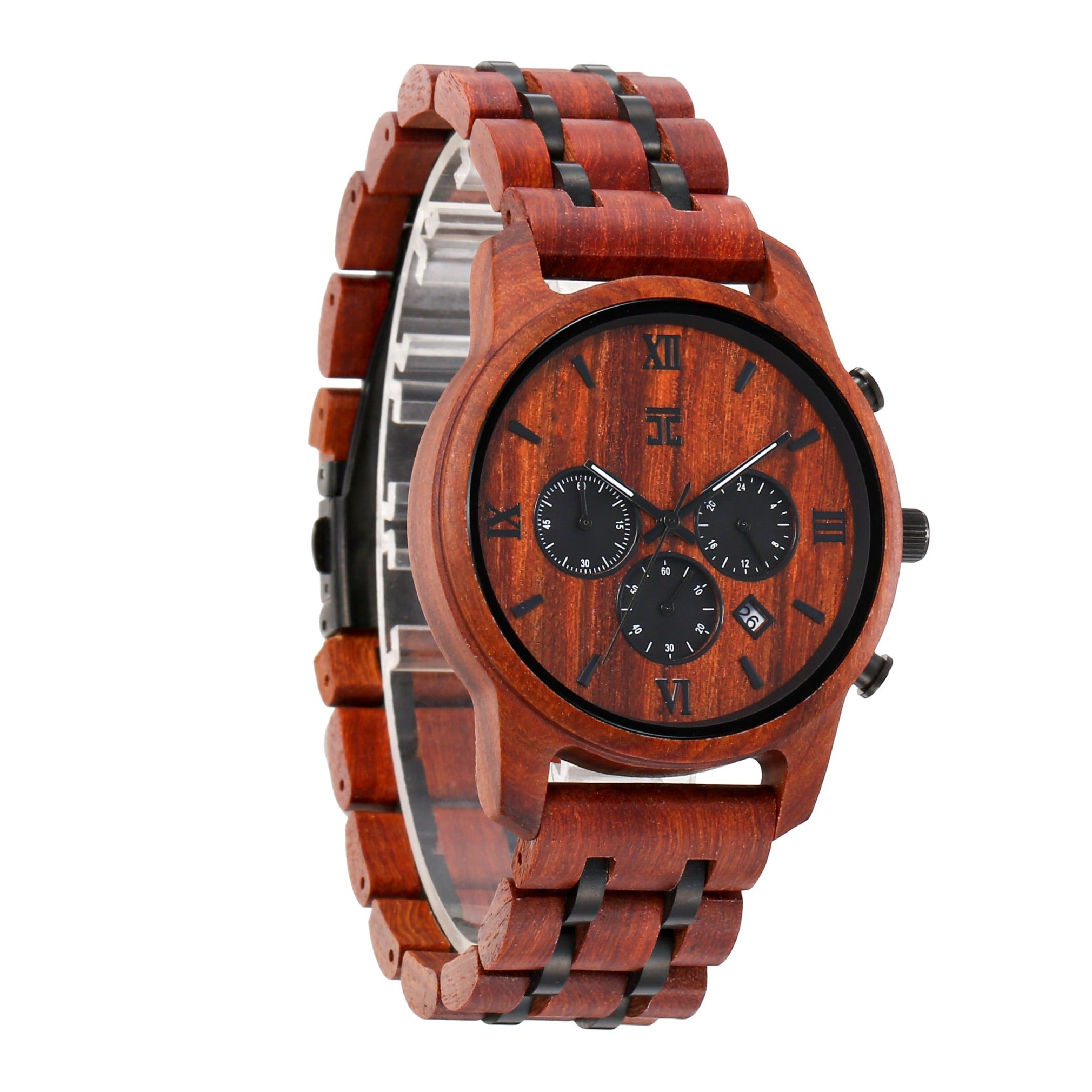 Ryan | Red Sandalwood Chronograph - Joycoast