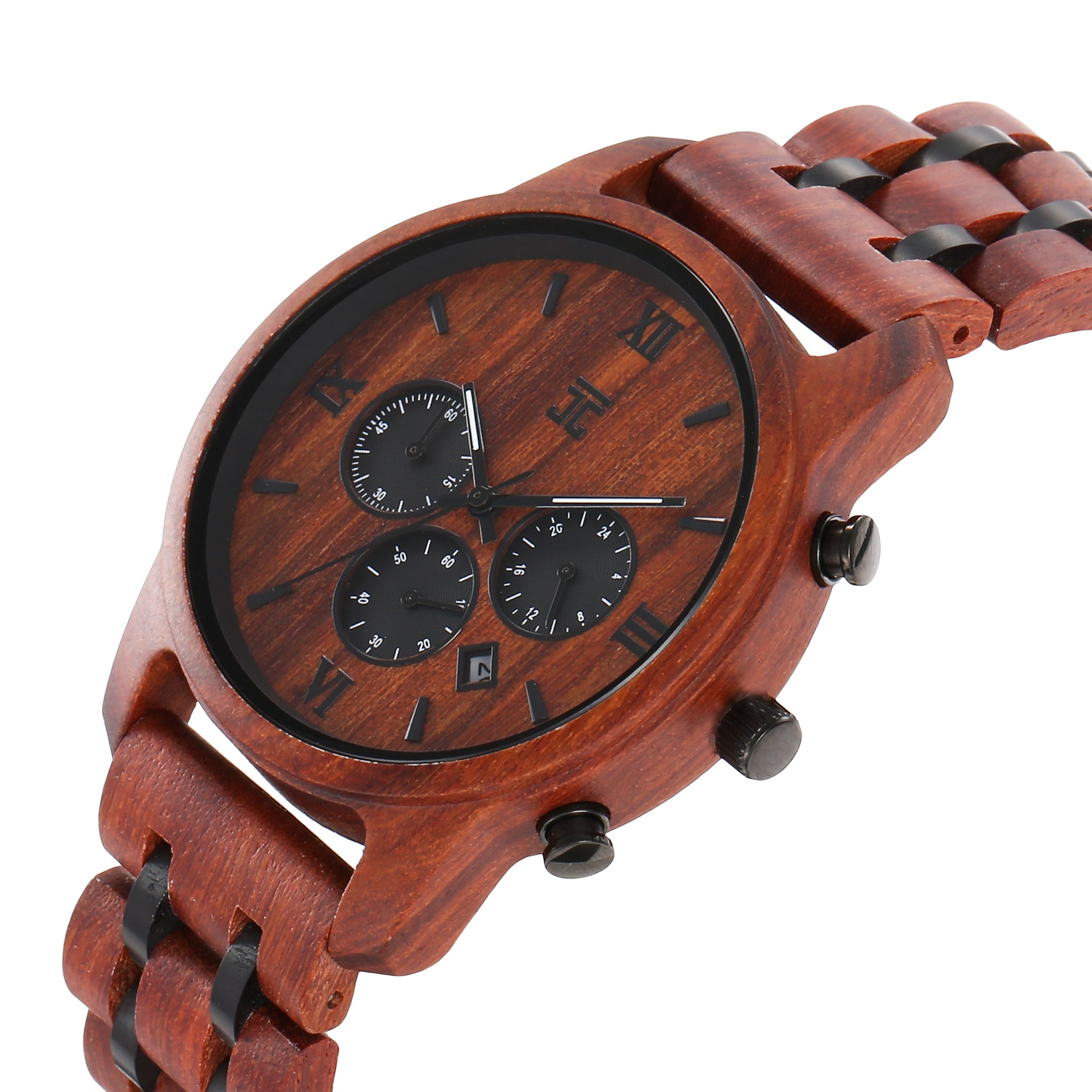 Ryan | Red Sandalwood Chronograph - Joycoast