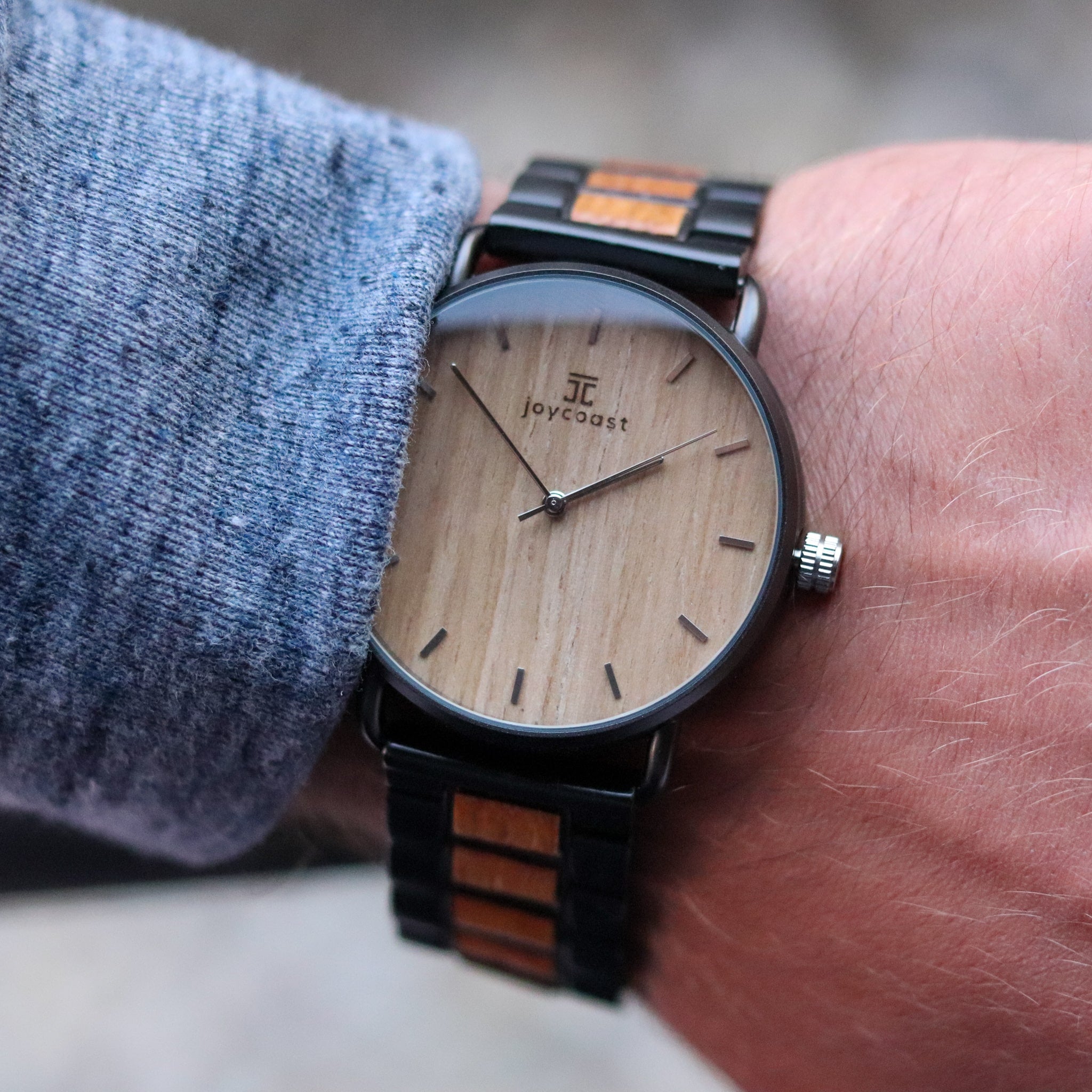 "Owen" | Olive Wood & Stainless Steel - Joycoast