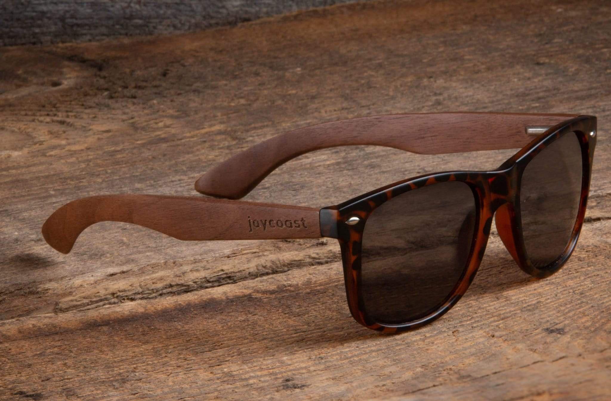 "Leonardo" | Matte Tortoise & Walnut Sunglasses - Joycoast