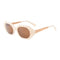 Beige Cherrywood & Brown Lens