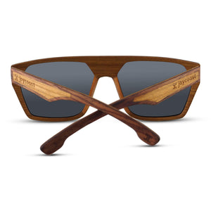 "Redford" | Ebony Wood Navigator Sunglasses - Joycoast