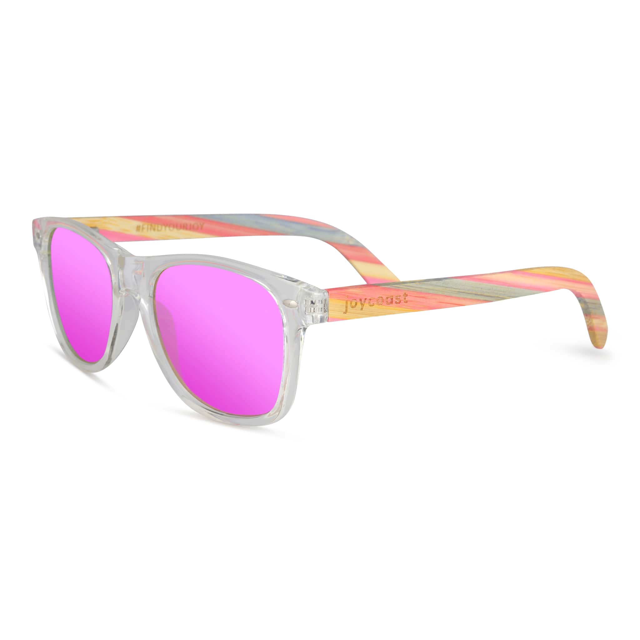 "FruitLoops" | Bamboo Wood Sunglasses - Joycoast