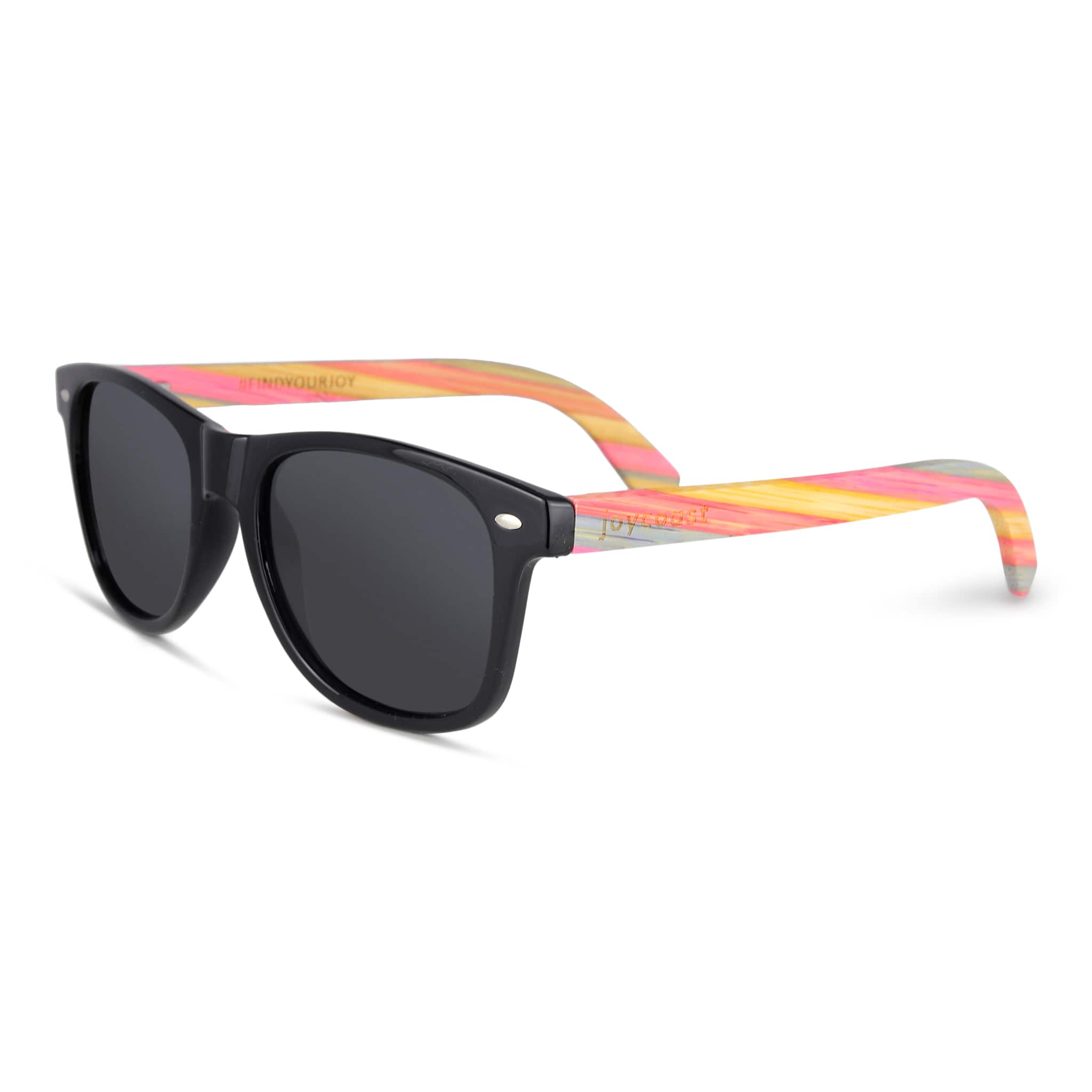 "FruitLoops" | Bamboo Wood Sunglasses - Joycoast