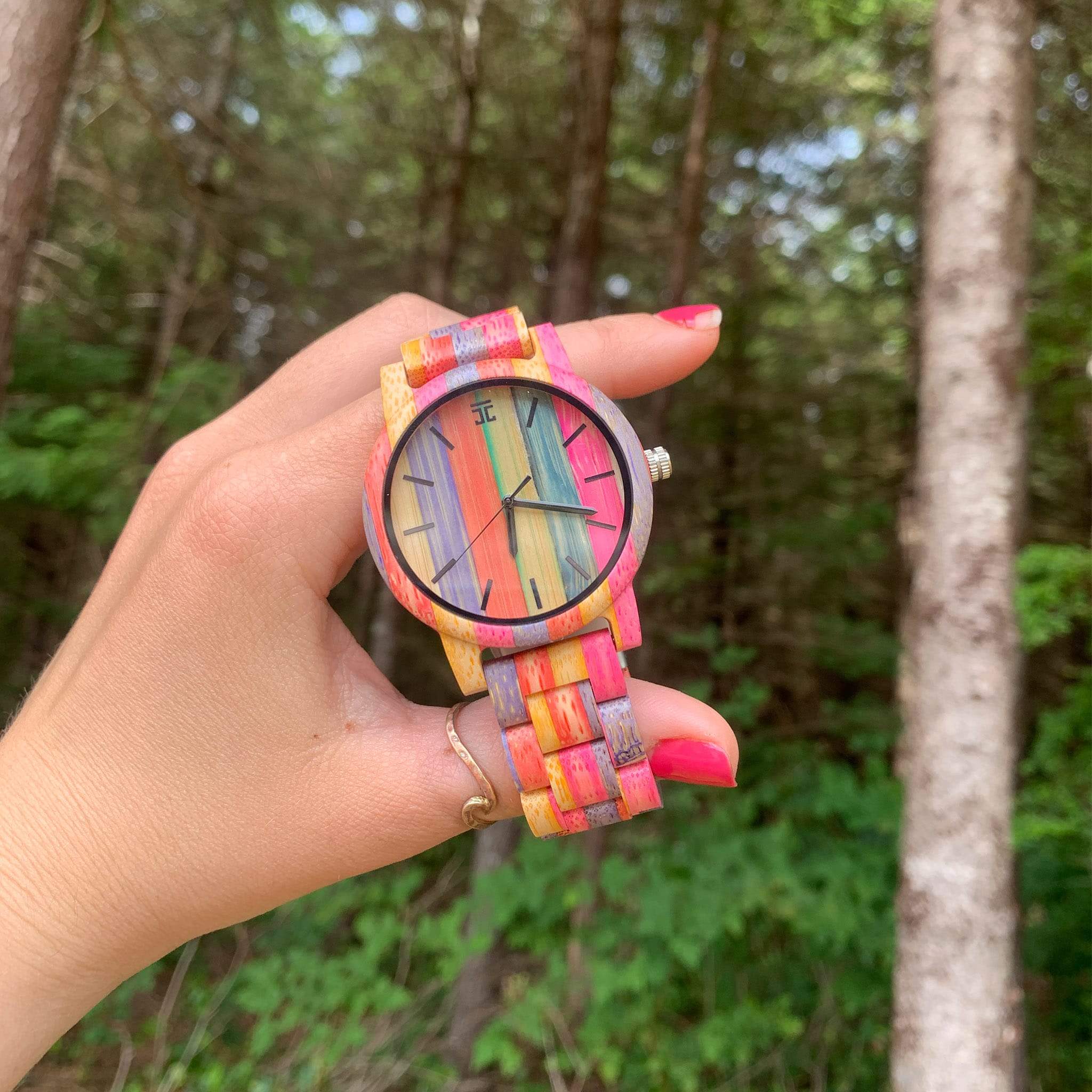 "Fruitloops" | Bamboo Wooden Watch - Joycoast