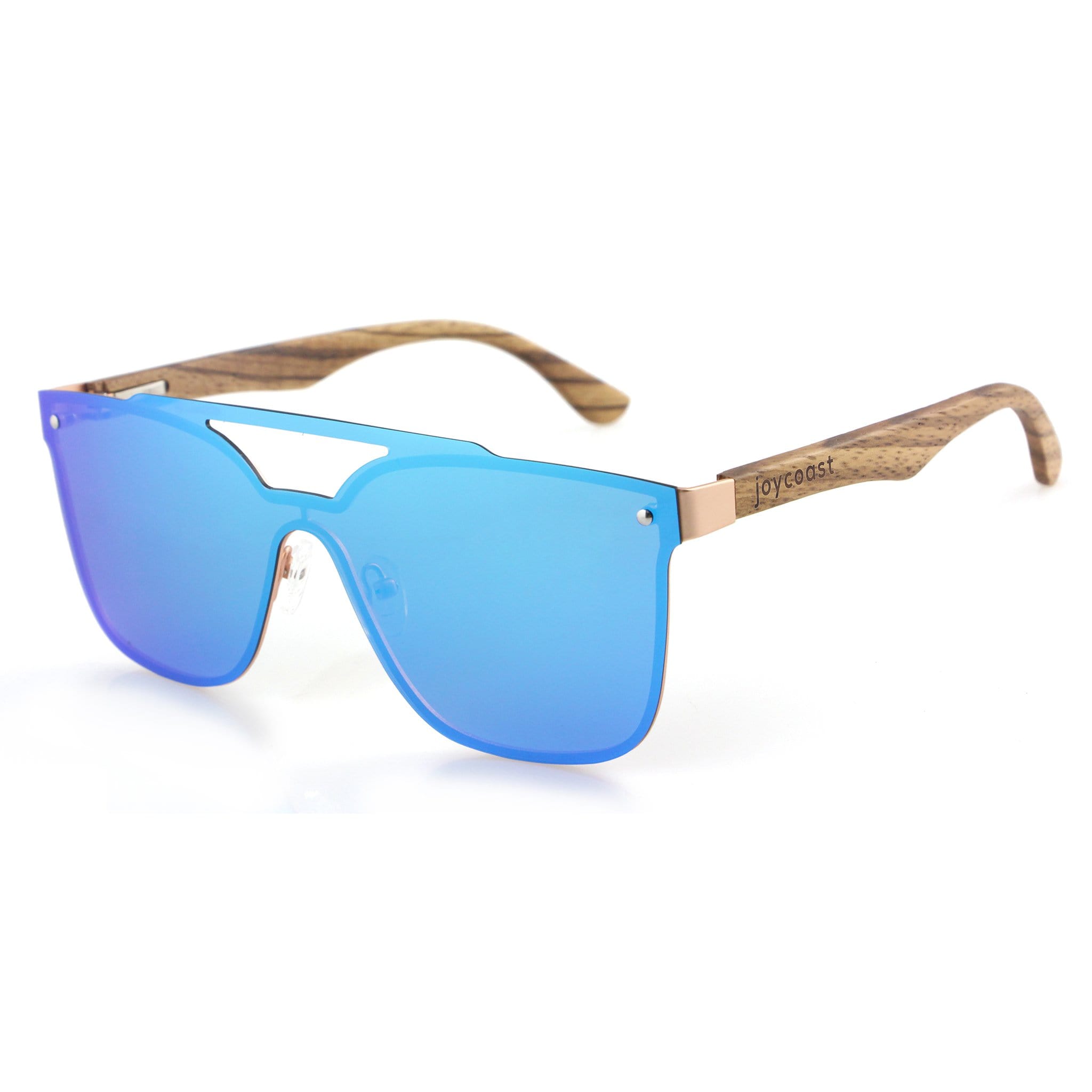 "Royce" | Frameless Walnut Wooden Sunglasses - Joycoast