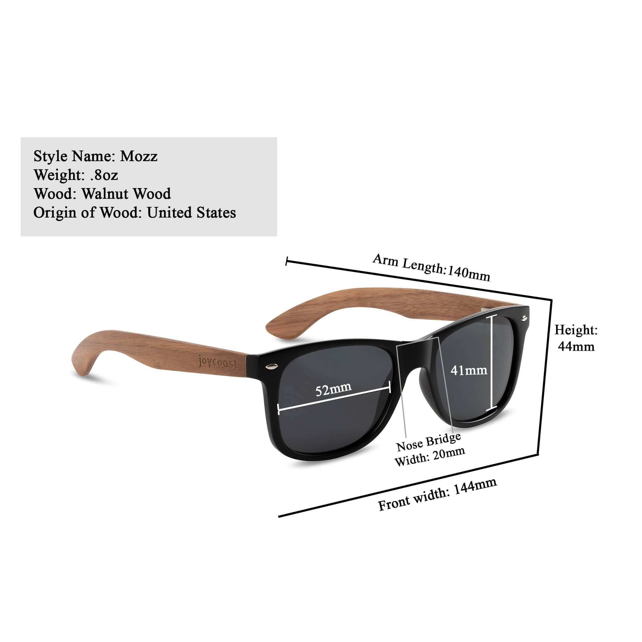 "Mozz" | Walnut Sunglasses - Joycoast