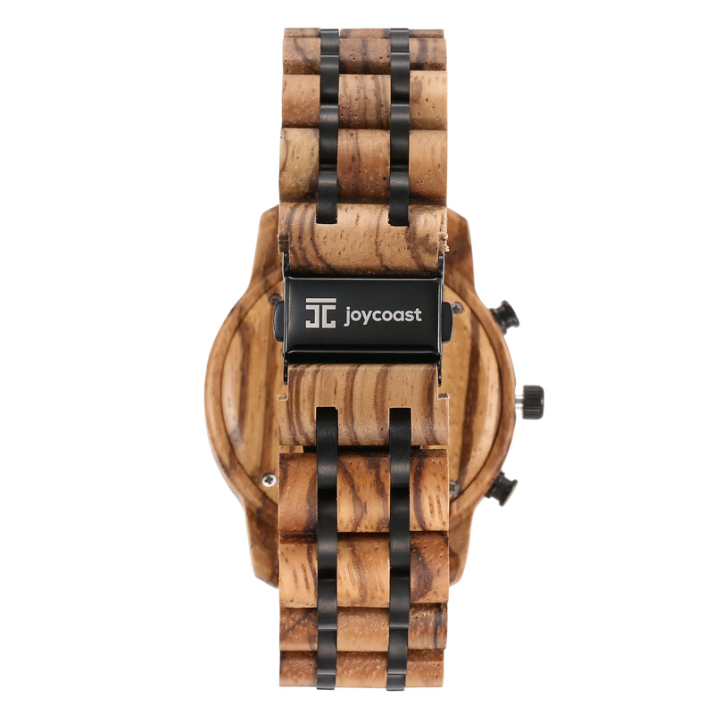 Breiler | Zebra Wood Chronograph - Joycoast