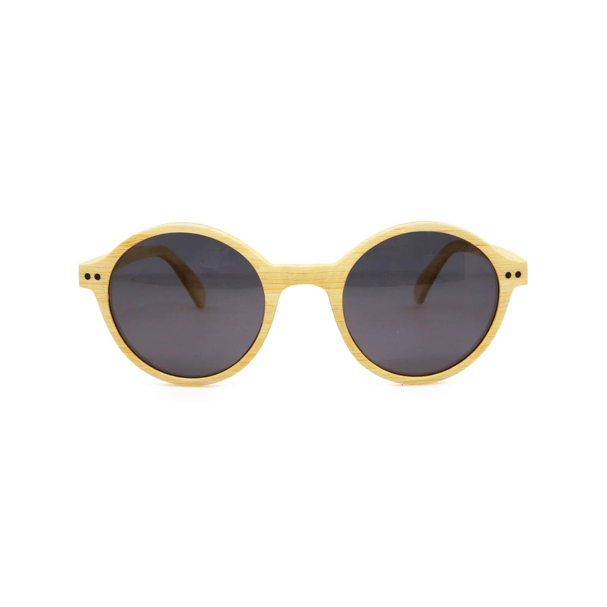 "Sonny" | Bamboo Round Sunglasses - Joycoast