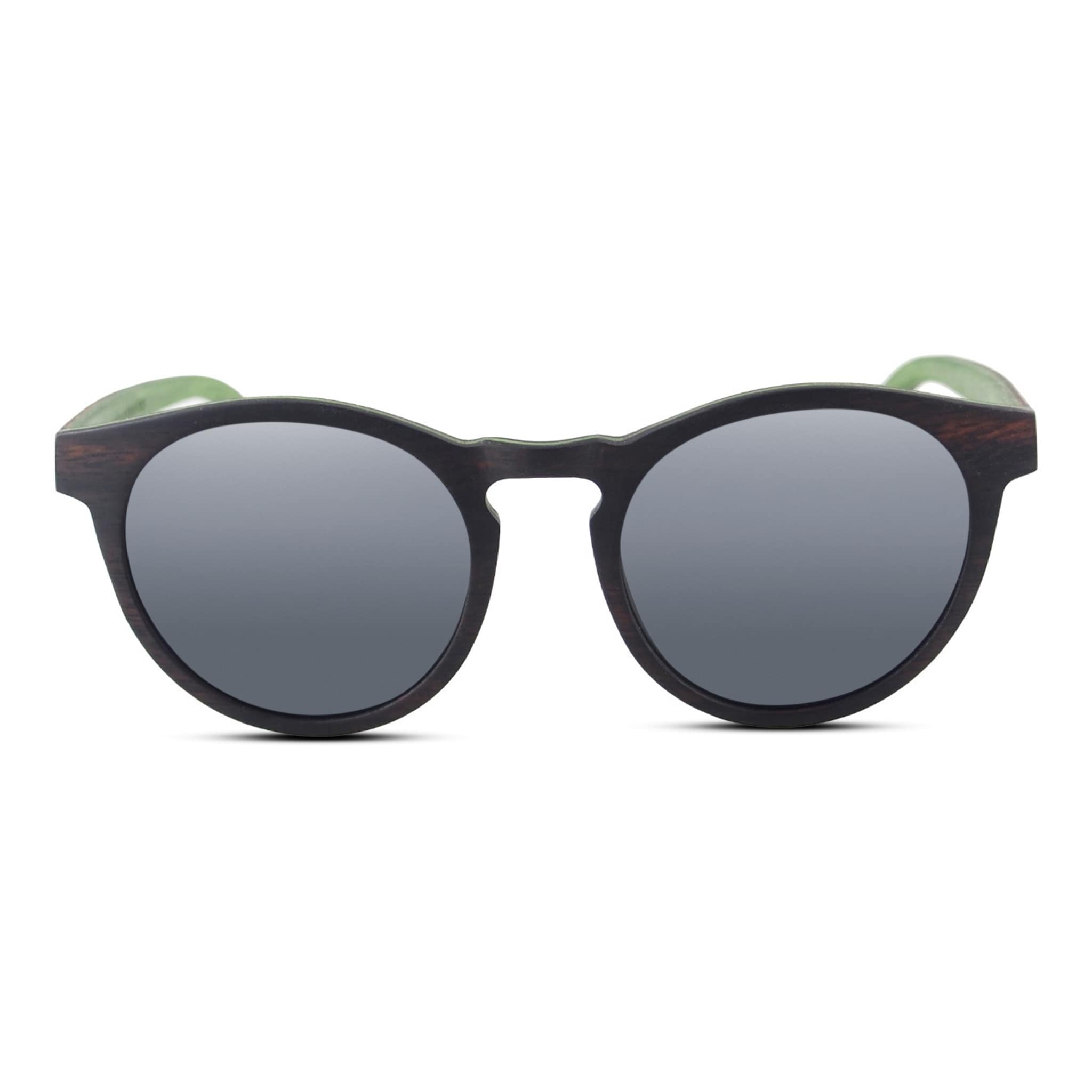 "Forrest" | Round Ebony Sunglasses - Joycoast