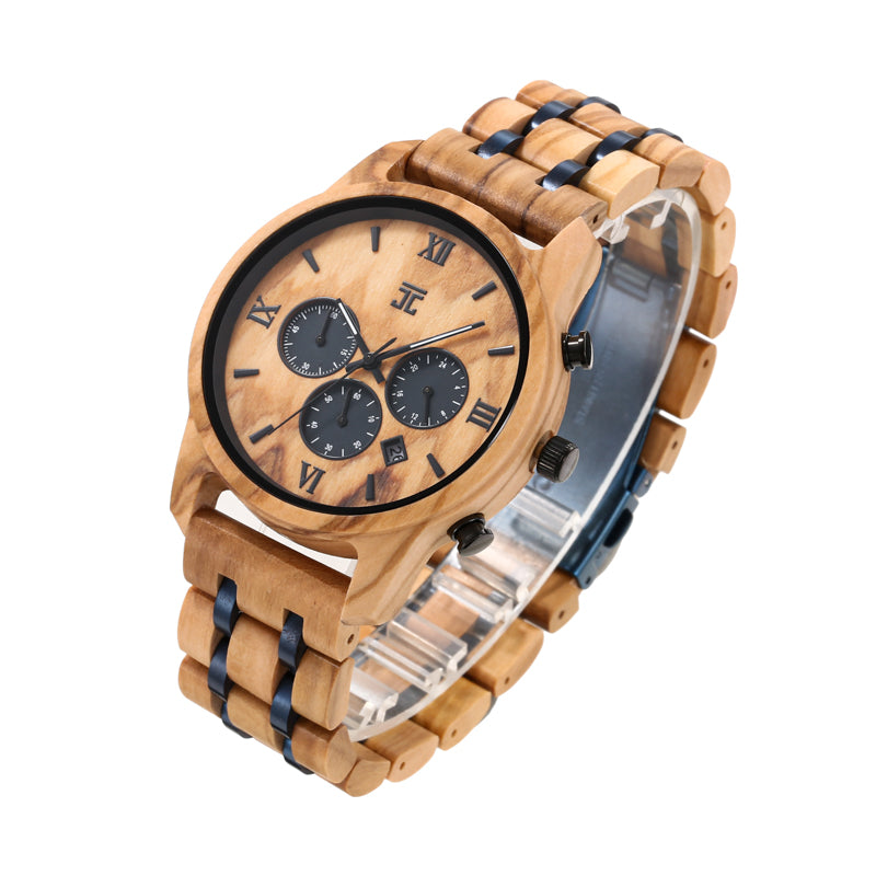 Oliver | Olive Wood Chronograph - Joycoast