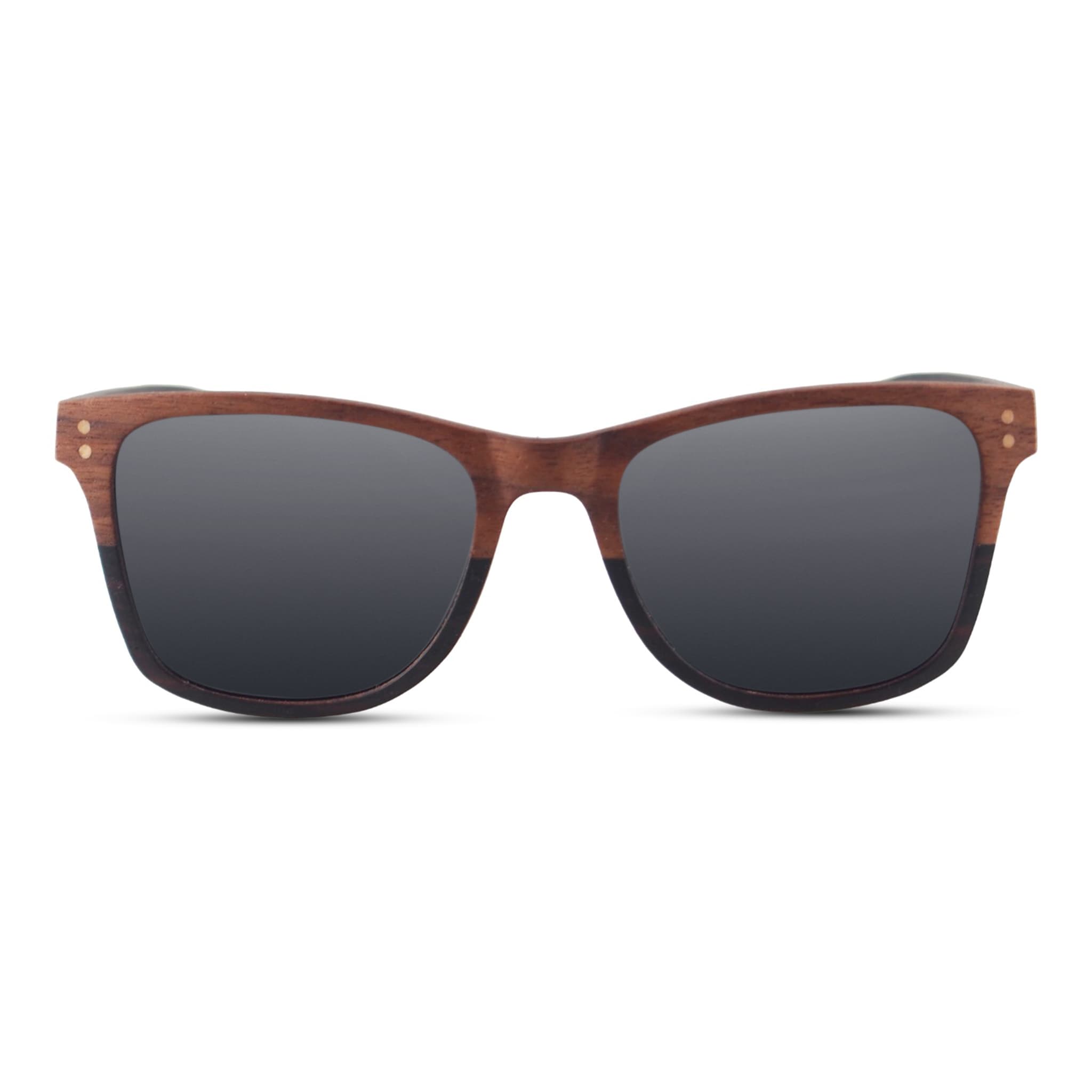 "Faded" | Ebony & Walnut Wooden Sunglasses - Joycoast