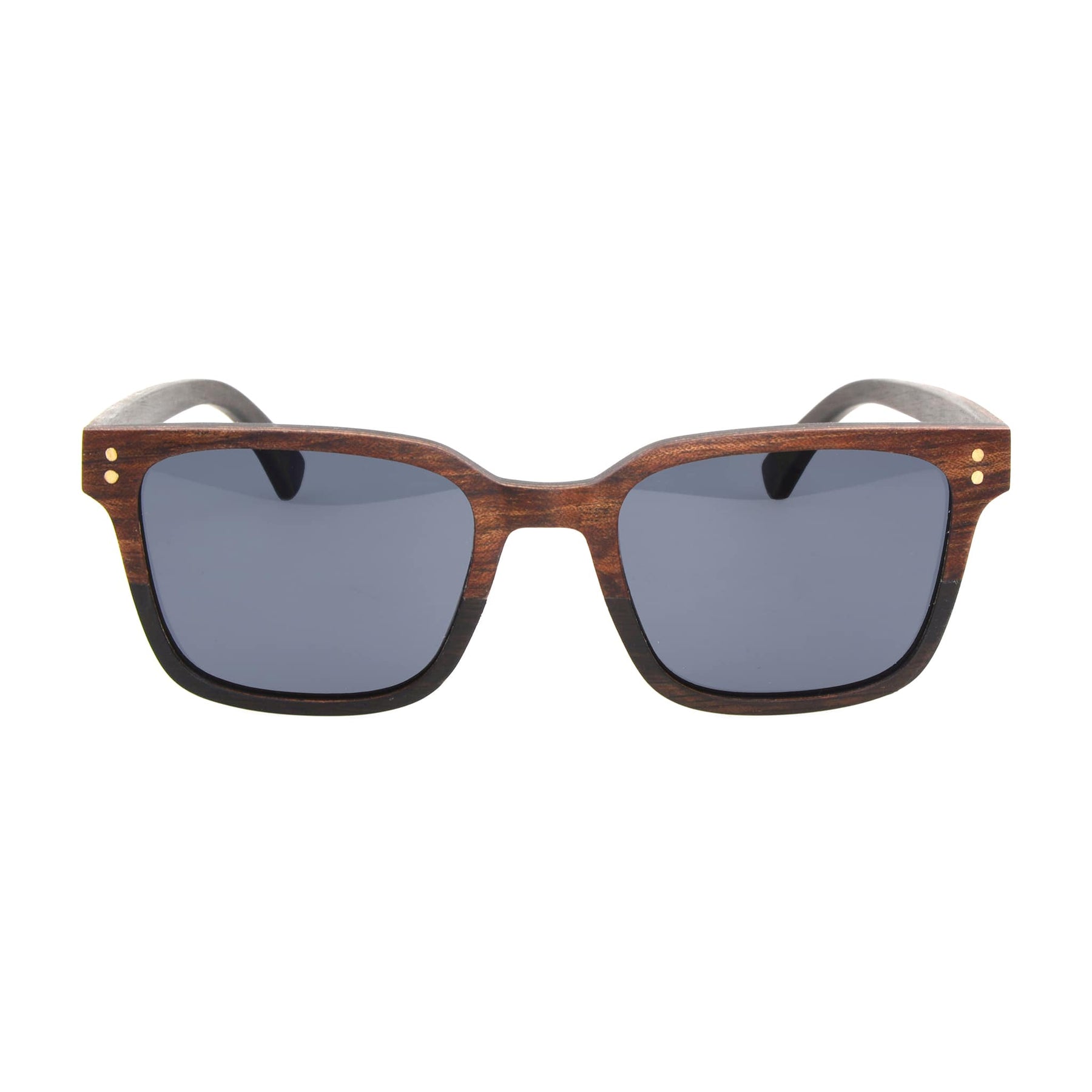 "Bodhi" | Walnut & Ebony Wooden Sunglasses - Joycoast