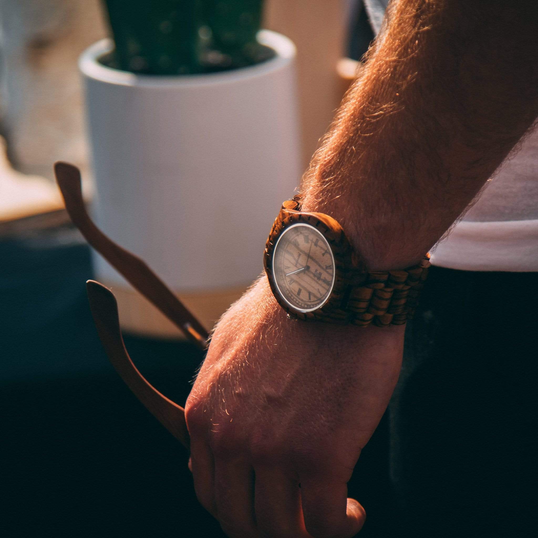 “Zebra Max” | African Zebrano Wood Watch - Joycoast