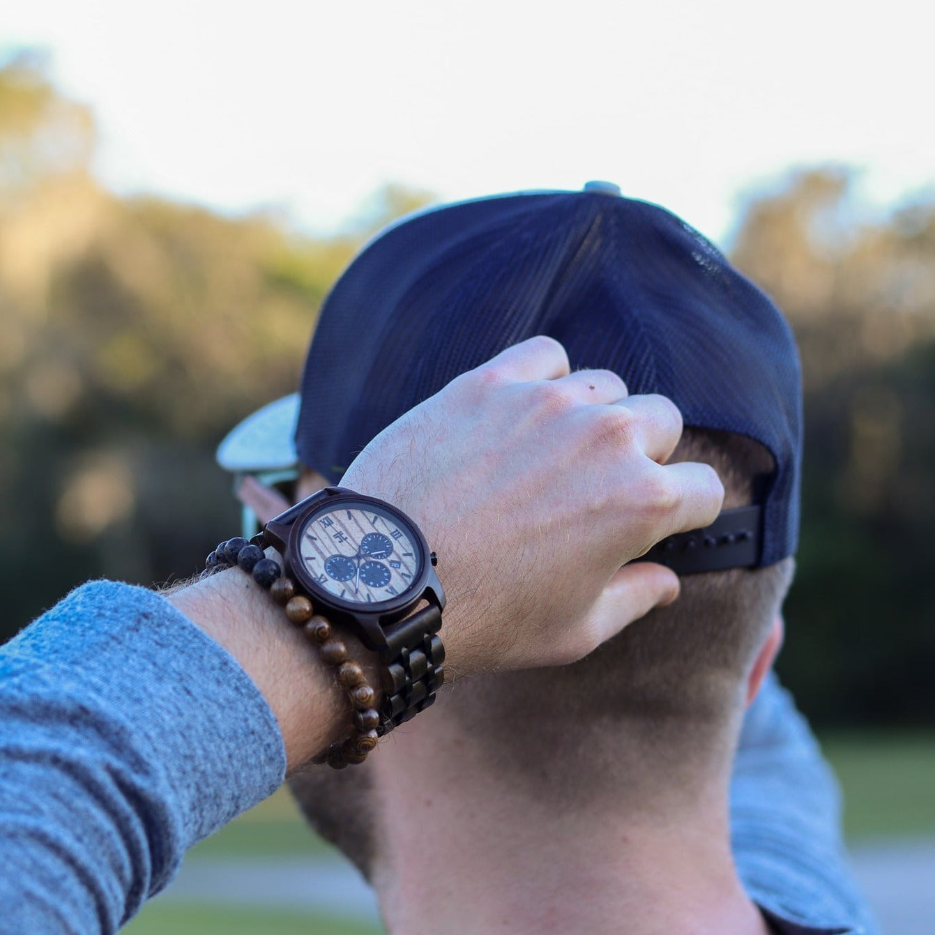 "Wild" | Black Sandalwood & Zebrawood Chronograph - Joycoast